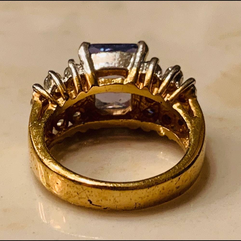 Blue topaz ring - Picture 3 of 5